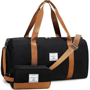 Travel Duffel Bag,Weekender Bags for Women Gym Bag with Shoe Compartment Duffle Bag Carry On Tote Bag Overnight Bag Hospital Bag for Labor and Delivery（White） in Saudi Arabia