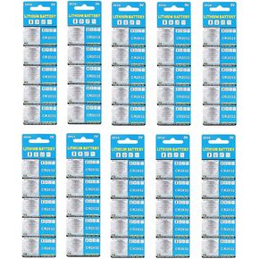 50 حزمة 3 فولت بطاريات ليثيوم عالية السعة على شكل زر عملة معدنية CR2032 DL2032 ECR2032 GPCR2032 المستخدمة في معظم الأجهزة الإلكترونية in Kuwait