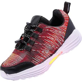 أحذية PYYIQI من الألياف الضوئية LED للأطفال أحذية رياضية مضيئة للأولاد والبنات أحذية الرقص الوامضة للمهرجانات، والكريسماس، والهالوين، وحفلات رأس السنة الجديدة مع شحن USB in Kuwait