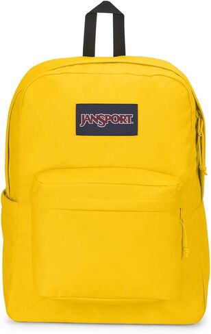 JanSport Superbreak Backpack - Durable, Lightweight Premium Backpack, Lemon in Kuwait