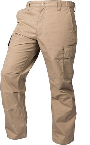 LA Police Gear Men's Core Cargo Lightweight Tactical Pants, Durable Ripstop Cargo Pants for Men, Stretch Waistband CCW Pants in Kuwait