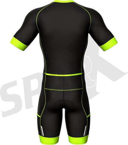 Sparx Men Trisuit Competitor Triathlon Short Sleeve Aero Tri Suit Triathlon Suit in Kuwait