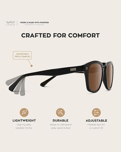 نظارات شمسية للرجال من WearMe Pro مستقطبة ريترو مستطيلة in Kuwait