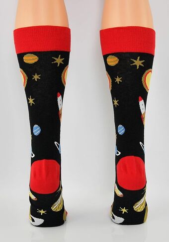 جوارب صاروخية جديدة من ARAD للرجال والنساء، ملابس تحمل طابع الكوكب المجنون in Kuwait