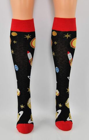 جوارب صاروخية جديدة من ARAD للرجال والنساء، ملابس تحمل طابع الكوكب المجنون in Kuwait