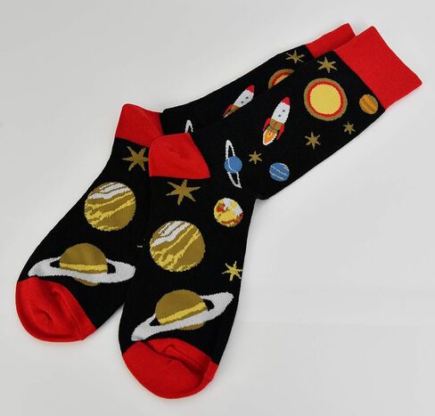 جوارب صاروخية جديدة من ARAD للرجال والنساء، ملابس تحمل طابع الكوكب المجنون in Kuwait