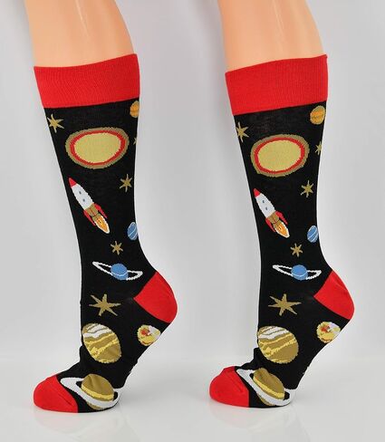 جوارب صاروخية جديدة من ARAD للرجال والنساء، ملابس تحمل طابع الكوكب المجنون in Kuwait