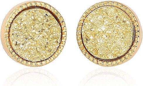 JOYAGIFT الراتنج Druzy أقراط للنساء، أزياء هيبوالرجينيك هندسية لامعة كريستال Druse أقراط مسمار مجموعة للمراهقات الفتيات in Kuwait