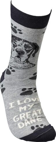 جوارب برايمتيفز باي كاثي - I Love My Great Dane، متعددة الالوان، مقاس واحد, مالتي, One Size in Kuwait
