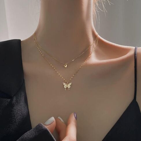 Winssigma Bee Necklace Earrings Set for Women, Butterfly Jewelry Set Ladybug Necklace Earrings Daisy Earrings Necklace Cute Animal Jewelry Gift in Saudi Arabia