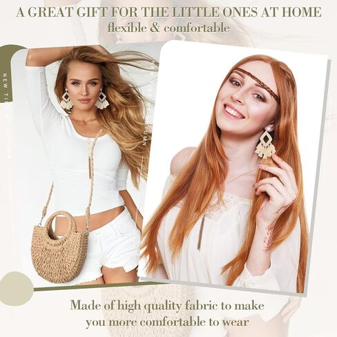 Straw Purses Bag Set Women's Vacation Woven Clutch 2023 Summer Crossbody Boho Shoulder Handbags Tassel Earrings Fringe Bohemian Necklace for Girl Beach in Saudi Arabia