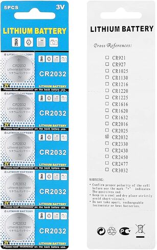 50 حزمة 3 فولت بطاريات ليثيوم عالية السعة على شكل زر عملة معدنية CR2032 DL2032 ECR2032 GPCR2032 المستخدمة في معظم الأجهزة الإلكترونية in Kuwait