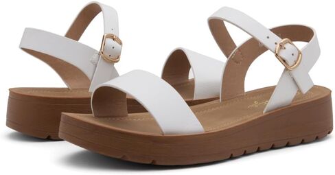 Herstyle Women’s Flat Sandals – One Band Ankle Strap Dressy Casual Sandals with Cushioned Footbed | Comfortable Open Toe Walking Shoes for Summer & Daily Wear in Saudi Arabia
