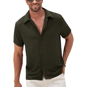 قميص Arvilhill الصيفي الرجالي الكاجوال الكوبي in Kuwait