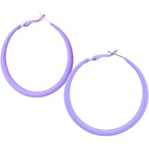 80s Hoop Earrings Colorful Hoop Earrings Large Retro Exaggerated Round Hoop Earrings for Women Girls Jewelry in Kuwait