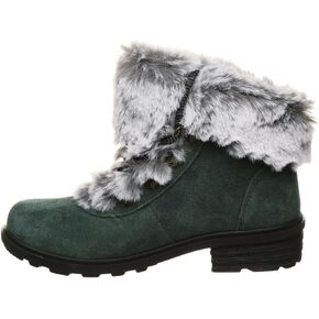 BEARPAW Women's Serenity Multiple Colors | Women's Ankle Bootie | Women's Slip On Boot | Comfortable Winter Boot