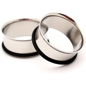 Steel Single Flare Tunnels - 1 1/4" - 32mm - Sold as a Pair in Kuwait