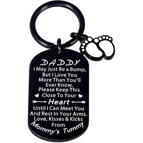 FOOZDEEVAAQ Dad Gifts from Daughter Son Fathers Day New Dad Gift Dad to Be Gifts from Bump 1st Time Dad Valentines Birthday