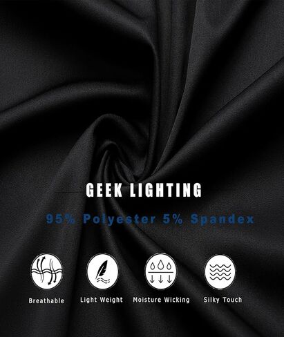 GEEK LIGHTING Men's Dress Shirts Stretch Regular Fit Long Sleeve Button Down Shirts Mandarin Collar Business Formal Shirts in Kuwait