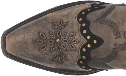 Laredo Womens Skyla Snip Toe Casual Boots Mid Calf Mid Heel 2-3" - Brown in Saudi Arabia
