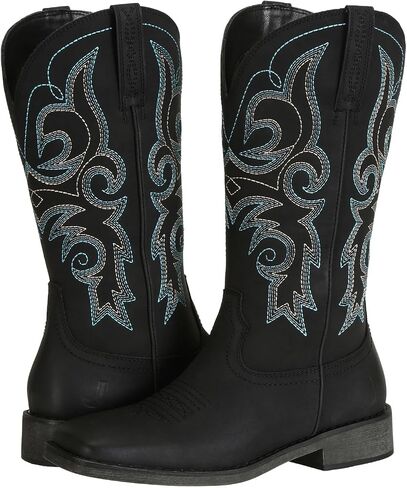 J's.o.l.e Cowgirl Boot Country Western Embroidered Womens Cowboy Boots Square Toe in Kuwait