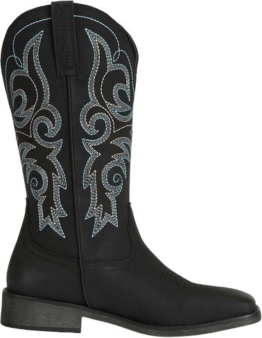 J's.o.l.e Cowgirl Boot Country Western Embroidered Womens Cowboy Boots Square Toe in Kuwait