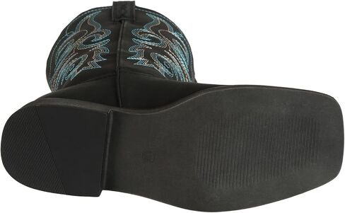 J's.o.l.e Cowgirl Boot Country Western Embroidered Womens Cowboy Boots Square Toe in Kuwait