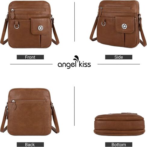 حقائب يد Angel Kiss Designer للنساء بسحاب للجيب مع أشرطة قابلة للتعديل in Kuwait