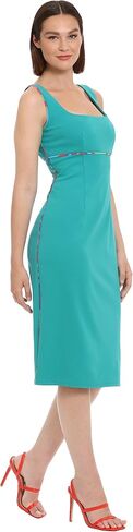 Donna Morgan Women's Crepe Sheath Dress Career Workwear Office Event Party Guest of in Saudi Arabia