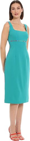 Donna Morgan Women's Crepe Sheath Dress Career Workwear Office Event Party Guest of in Saudi Arabia