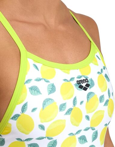 ARENA Performance Lemons Women's Swimsuit X Cross Back One Piece MaxLife Pool Training Suit in Kuwait