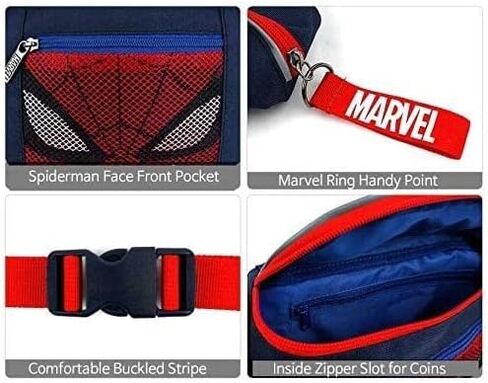 Spider Man Small HipSack Waist Pack Fanny Phone Wallet for Kids+Cheese#.3 Tissue in Kuwait