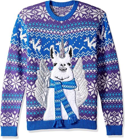 بليزارد باي سترة عيد الميلاد القبيحة لاما للرجال, ألوان متعددة in Kuwait