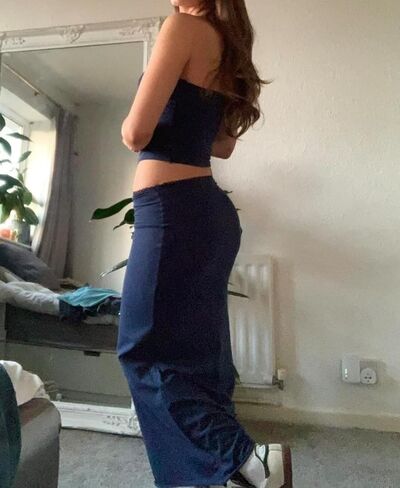 Leyajedol النساء Y2k 2 قطعة تنورة مجموعة منخفضة قطع سليم صالح المحاصيل الأعلى منخفضة الخصر Bodycon ماكسي تنورة الزي الصيف كلوبوير in Kuwait