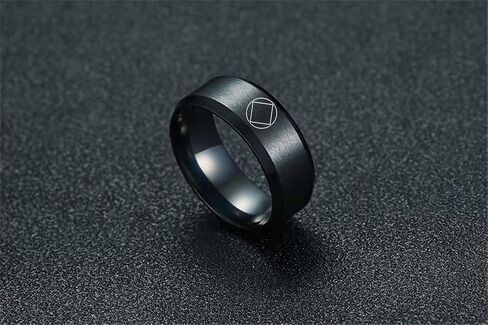 One Day At A Time Sobriety Gifts fot Women Men Stainless Steel Sober Recovery Band Ring Inspirational Alcoholics Anonymous Addiction Surgery Recovering Jewelry Gift for Family Friend,Size 6-12 in Kuwait