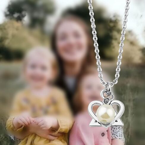 AKTAP Adoption Necklace Adoption Symbol Pendant Pear Necklace Adoption Jewelry Gift for Stepdaughter in Saudi Arabia