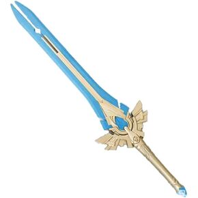 Genshin Skyward Pride Blade Sword PU Foam Swords 32 بوصة دعائم تأثير السلاح باللون الأزرق in Kuwait
