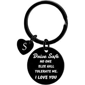 Drive Safe Keychain Valentines Day Gifts for Boyfriend Husband Drive Safe Keychain No One Else Will Tolerate Me Keychain