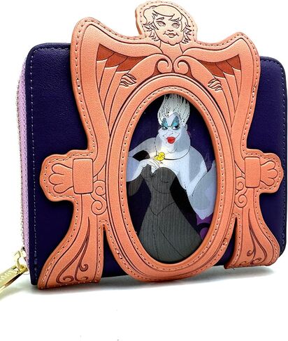 Loungefly X LASR Exclusive Disney Little Mermaid Ursula & Vanessa Lenticular Zip Wallet in Saudi Arabia