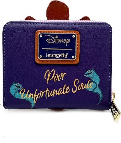 Loungefly X LASR Exclusive Disney Little Mermaid Ursula & Vanessa Lenticular Zip Wallet in Saudi Arabia