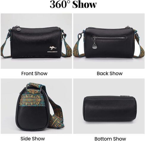 حقائب يد Aucenix كروس للنساء - حقائب كتف هوبو مع حزام عصري قابل للتعديل in Kuwait