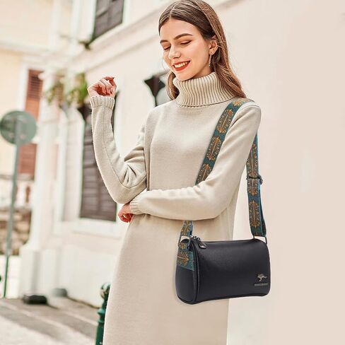 حقائب يد Aucenix كروس للنساء - حقائب كتف هوبو مع حزام عصري قابل للتعديل in Kuwait