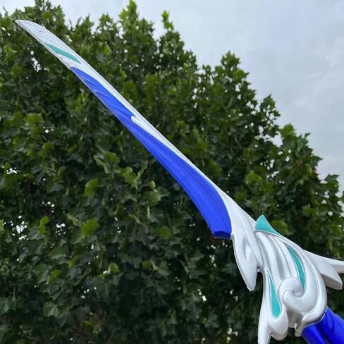 سيف فوتسو من فوم البولي يوريثين 39.5 انش من جينشين هاران جيباكو، اكسسوارات تأثيري سلاح كاميساتو اياتو، ازرق، 1000 ملم in Kuwait