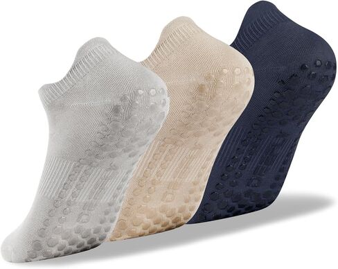 جوارب يوجا للجنسين من ديفلي، جوارب بيلاتيس بمقابض مضادة للانزلاق in Kuwait