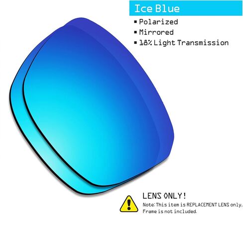 SmartVLT Men's Replacement Lenses/Nose Piece for Oakley Split Shot OO9416 Sunglass - More Options in Saudi Arabia