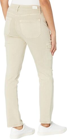 PAIGE Women's Jolie High Rise Slim Pant Ankle Length in Vintage Warm Sand in Saudi Arabia