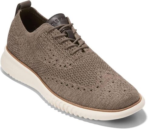 حذاء Cole Haan للرجال 2.Zerogrand Stitchlite Oxford، تروفل/عاجي، 7 in Kuwait