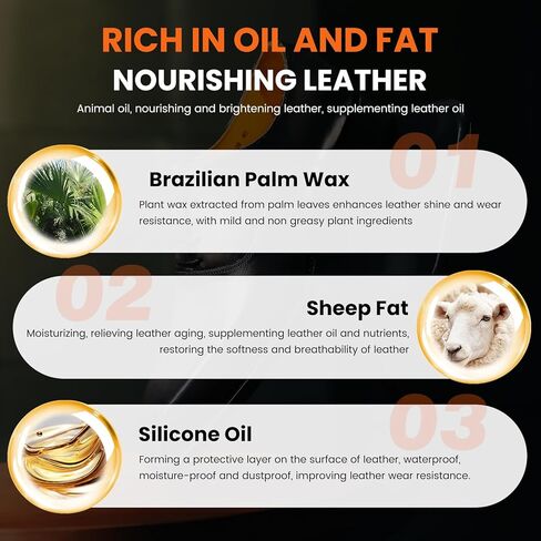 IKI Premium Leather Shoe Polishing Lanolin Set: Black & Colorless Oils, Horsehair Brush、Beech Horsehair Brush, High-Fiber Gray Towel in Kuwait