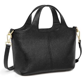Kattee Genuine Leather Purses and Handbags for Women Crossbody Shoulder Tote Bag Soft Satchel Top Handle