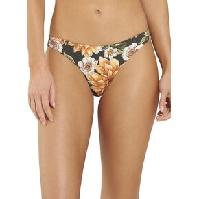 Maaji Flirt Thin Side Reversible Mid Rise Bikini Bottom -Cheeky Cut Bathing Suit Bottom with Bold Print From Recycled Fabric in Saudi Arabia